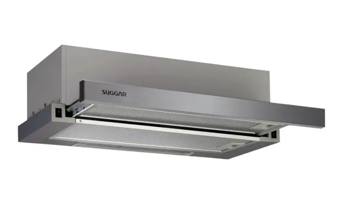 SUGGAR DEPURADOR DE AR SLIM DE EMBUTIR 60CM FRONTAL INOX 110V DE61IX