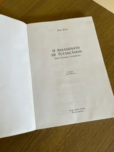 Livro - o assassinato de tutancamon