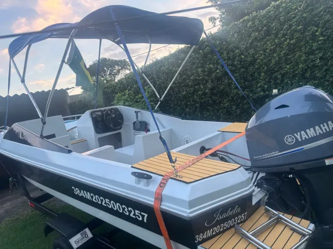 Lancha Yamaha 60 HP Troco por carro