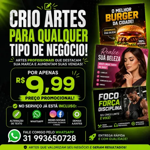 Crie a Arte do seu Negócio Conosco