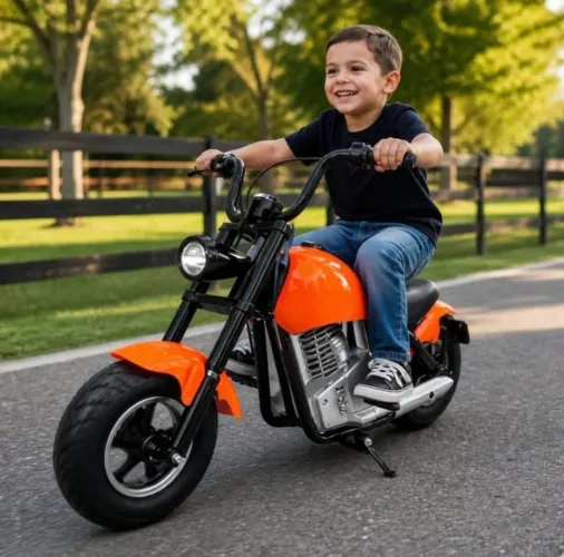 Mini Moto Elétrica Infantil Chopper JL028 - Estilo Radical