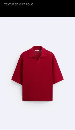 camisa polo zara de tricot- edição antiga