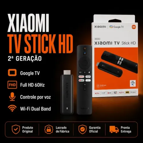 Xiaomi TV Stick HD 2ª Geração Google TV Lacrado Original