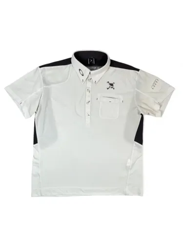 Polo Oakley Skull Japan - Branca/Gelo - Rara 