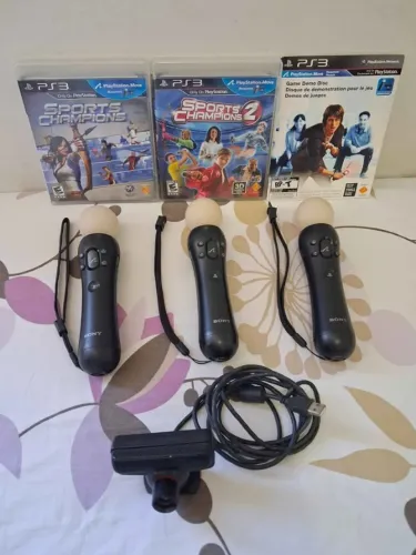 Bastão Move + Câmera Eye - Playstation 3