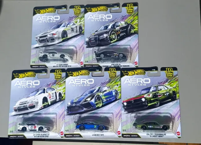 Hot Wheels Premium Set AERO STYLES