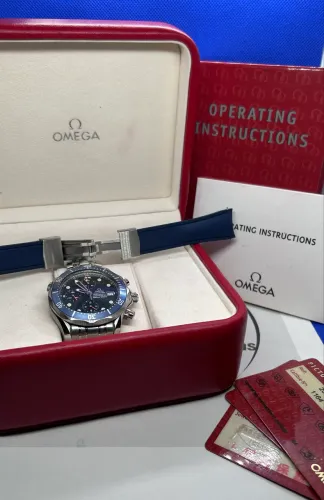 Relógio Omega Seamaster automático crono