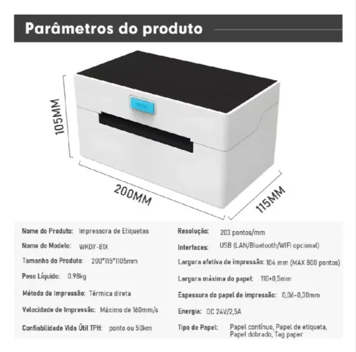 Etiquetadeira térmica