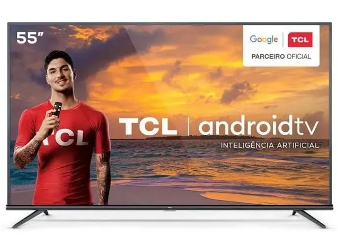 Smart TCL 55p Google TV.