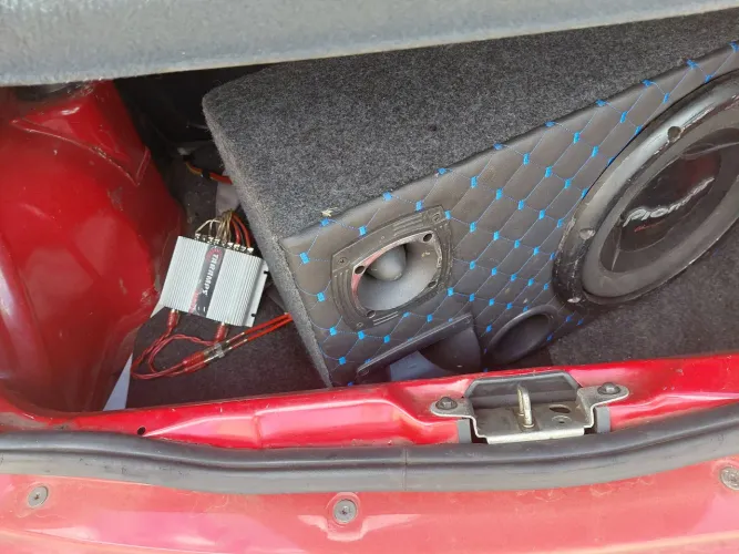 Caixa trio com cara preta+modulo