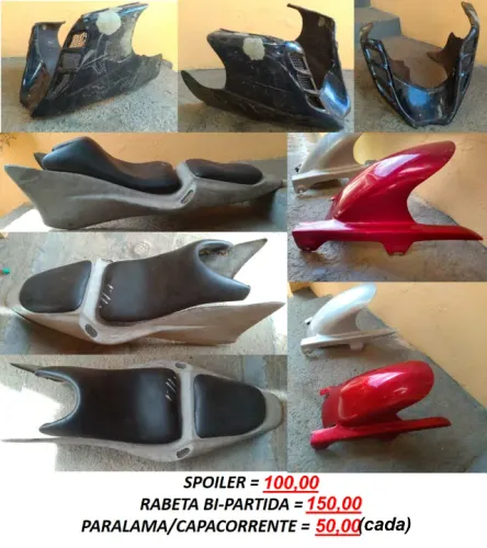 Peças em Fibra de vidro para Suzuki GS 500