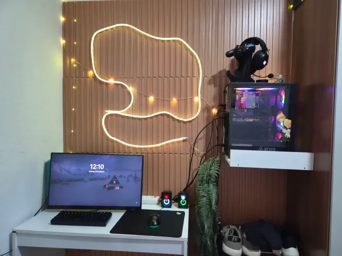 Setup-Pc gamer Completo com Todos acessórios