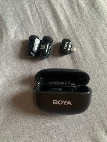 Microfone Sem Fio Boya Mini 2 Lightning (Para iPhone) - Novo