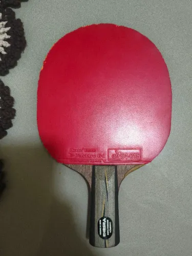 Raquete de tênis de mesa profissional - Ma Lin extra offensive classineta + borrachas