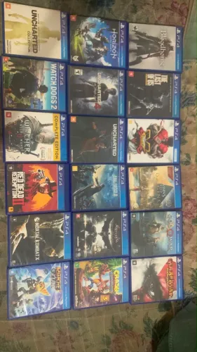 ? LOTE EXCLUSIVO COM 18 JOGOS PARA PLAYSTATION 4 ?