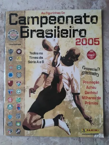 Álbum Figurinhas Campeonato Brasileiro 2005 Incompleto