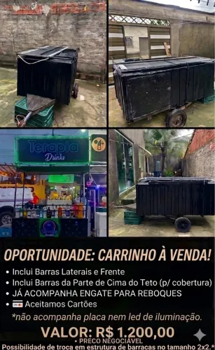 CARRINHO PARA TRABALHO