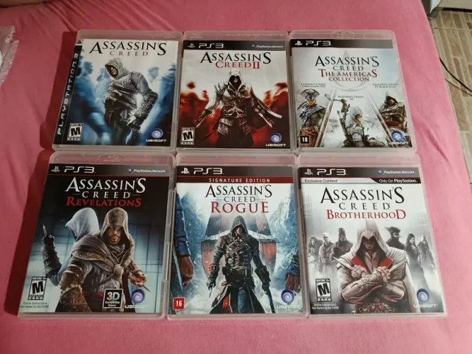 Coleção assassin's Creed ps3