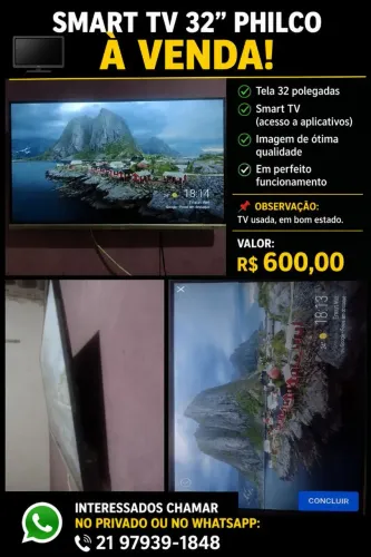 Vendo tv smart32