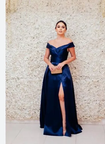 Vestido festa azul