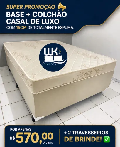 Super promoção de cama casal