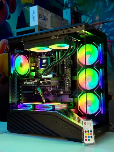 PC Gamer TOP Ryzen 7 5700X, RTX 5060, NVMe 1TB Kingston NV3 - Em até 18x / Loja Física