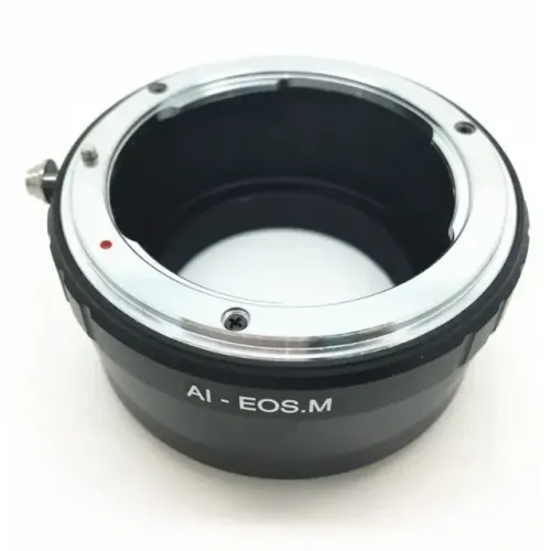 Adaptador de lente Nikon Ai para câmera de montagem Canon EOS-M