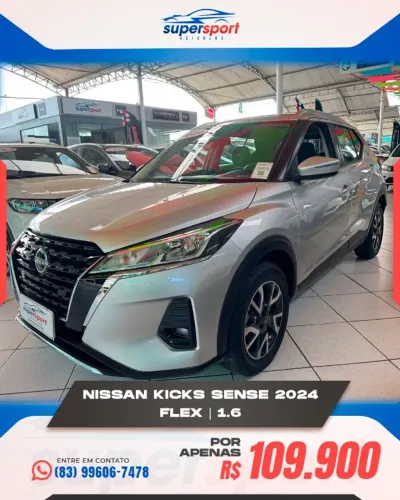 Nissan Kicks Sense 1.6 16V Flex AUT 2024