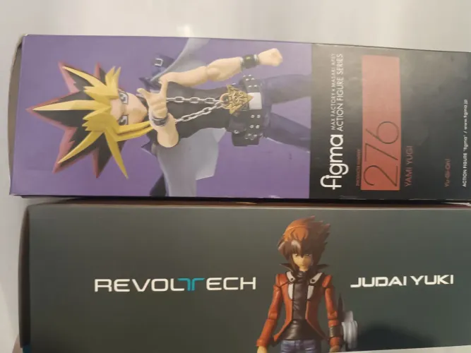 Combo! Yami Yugi Figma e Jaiden Yuki Revoltetch os dois juntos