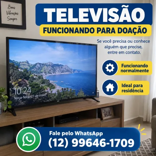 Doação de tv