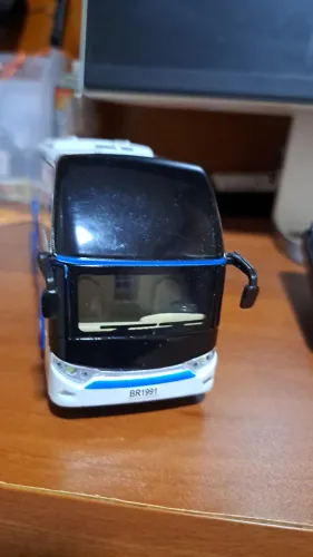 Miniatura de ônibus de metal escala 1.50