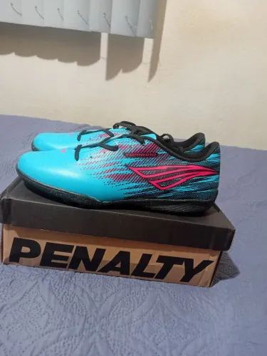 Chuteira Society Penalty Tornado Tam. 42 (Nova na Caixa / Nunca Usada)