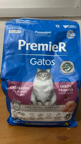 Ração Premier Gatos Castrados 7 a 11 Anos 