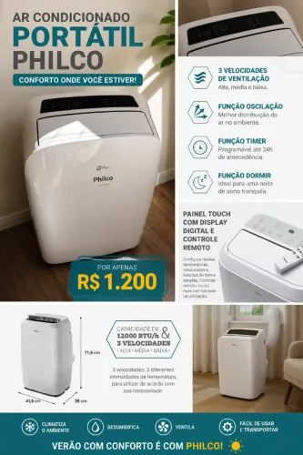 Ar condicionado portátil