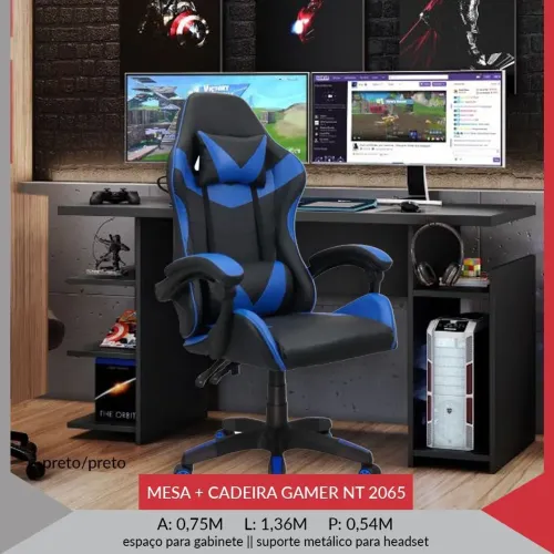 Cadeira Gamer + Mesa gamer 