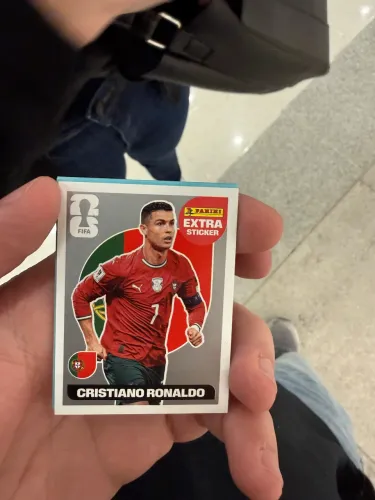 Figurinha Legend Cristiano Ronaldo CR7 Prata