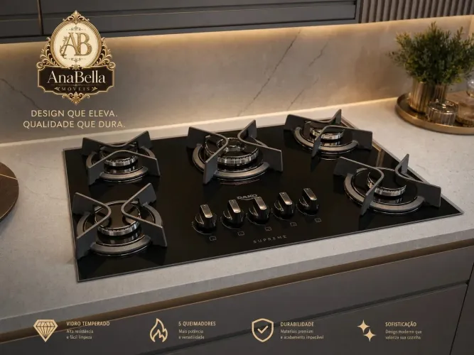 Cooktop Dako Supreme 5 Bocas