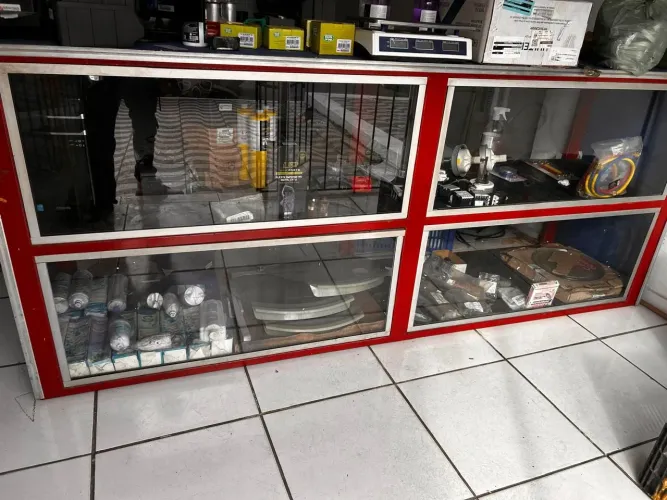 Balcão expositor