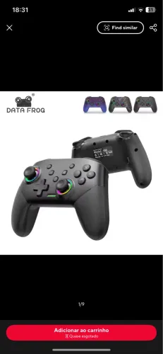 Joystick controle gamer 