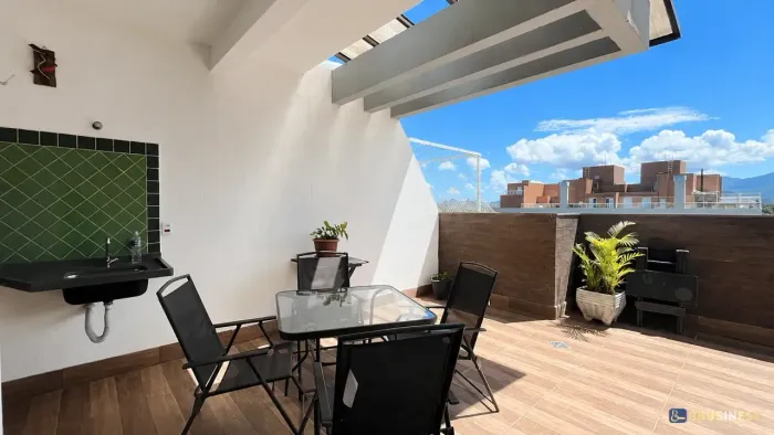 Cobertura para venda e locação anual com 3 quartos, sendo 2 suítes - Bertioga/SP