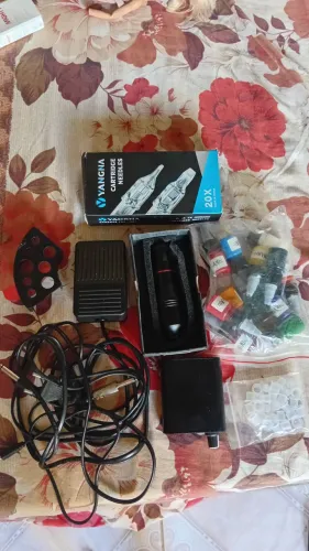 Kit de tatuagem profissional 