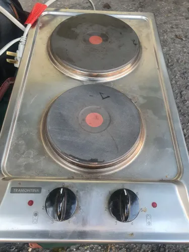 Cooktop elétrico Tramontina inox 220 v