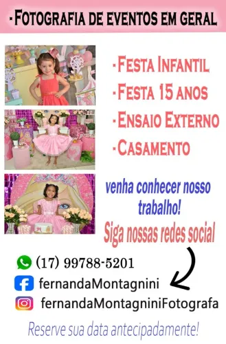 Fotografia de eventos em geral,  Ensaio dia das mães etc...