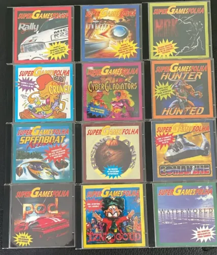 Super Games Folha - 12 Jogos Pc Game Original, Novíssimos!!! Coleção Completa