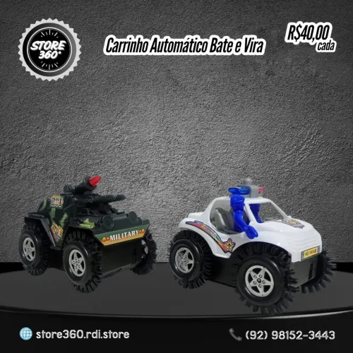 Carrinho Automático Bate e Vira