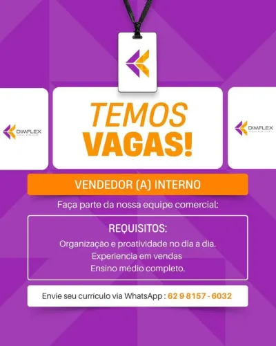 Vagas Para Vendedor interno - Pq Oeste Industrial
