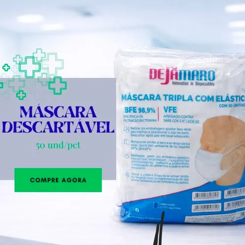 Máscara Tripla Descartável