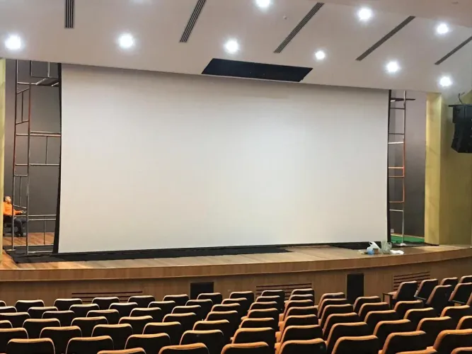 Tela de projeção elétrica 250"