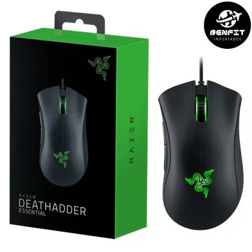 Mouse Razer DeathAdder Essential Preto 6400 Dpi