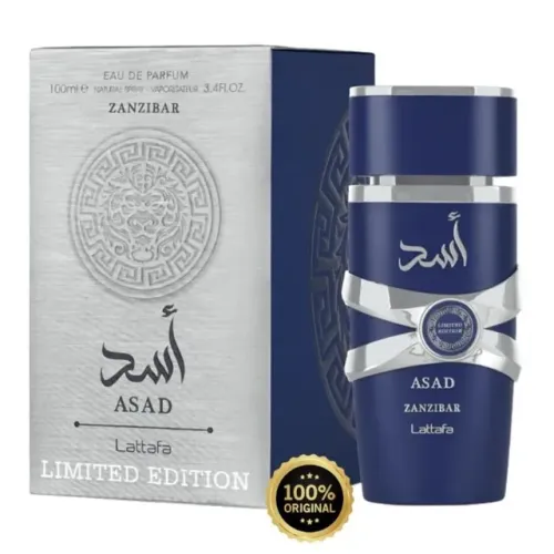 Perfume Lattafa Asad Zanzibar Edição Limitada EDP 100ml Masculino Árabe